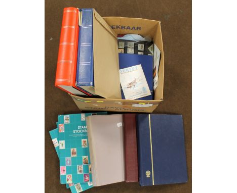 A COLLECTION OF BRITISH AND WORLD STAMPS, mostly contained in stock books, to include a good selection of British regional is