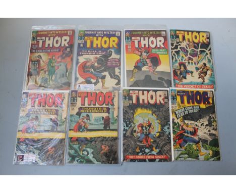 A COLLECTION OF SILVER AGE MARVEL 'THE MIGHTY THOR' COMIC BOOKS, all cent editions, some key issues with first appearances of