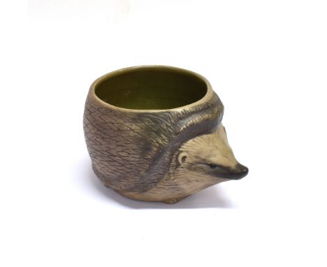 A POOLE POTTERY HEDGEHOG PLANTER