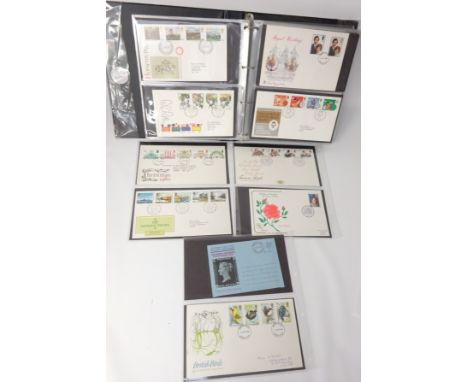 G. B. First Day Cover Collection 1973 -1990 in W H Smith Album, approx 120 covers   Condition Report   Click here for further