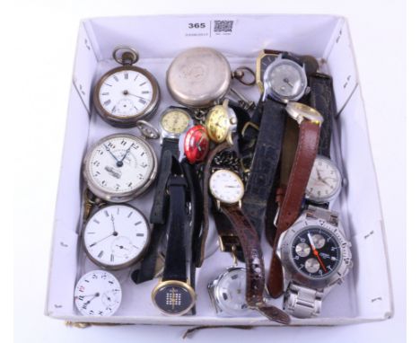 Vintage plated pocket watches and wristwatches   Condition Report   Click here for further images, condition, auction times &