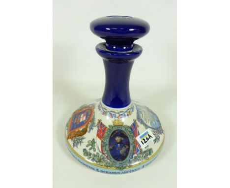 Wade Ships Decanter for Pusser's British Navy Rum, commemorating Admiral Lord Nelson    Condition Report   Click here for fur