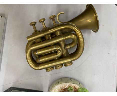 A MILITARY BESSONS &amp; CO., STYLE BRASS TRUMPET