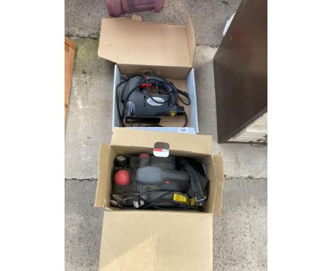 TWO PERFORMANCE POWER TOOLS TO INCLUDE A PLANER AND A JIGSAW