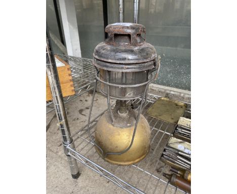 A VINTAGE PARAFIN TILLEY LAMP