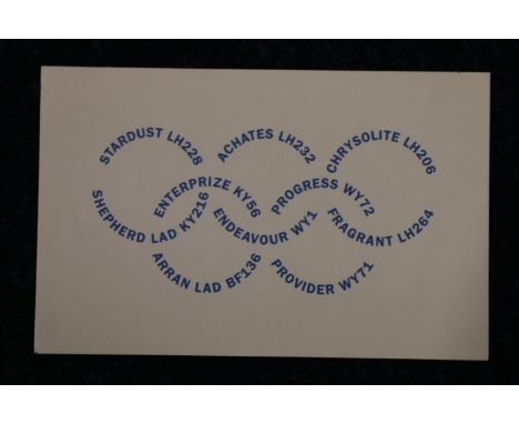IAN HAMILTON FINLAY (Scottish 1925-2006) *ARR* Homage to Walker Reekie's Ring Netters Lithograph, printed by Wild Hawthorn Pr
