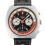 A GENTLEMAN'S SIZE STAINLESS STEEL LONGINES CHRONOGRAPH WRIST WATCH CIRCA 1970, REF. 8226-4 "PAUL