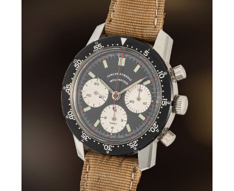 A VERY RARE GENTLEMAN'S STAINLESS STEEL HEUER AUTAVIA CHRONOGRAPH WRIST WATCH CIRCA 1970s, REF. 2446C PRODUCED FOR THE PORTUG