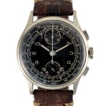 A GENTLEMAN'S LARGE SIZE BREITLING "UP & DOWN" CHRONOGRAPH WRIST WATCH CIRCA 1946, REF. 179 WITH