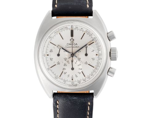 A GENTLEMAN'S SIZE STAINLESS STEEL OMEGA SEAMASTER CHRONOGRAPH WRIST WATCH CIRCA 1968, REF. 145.006-66 WITH CALIBRE 321 MOVEM