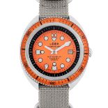 A RARE GENTLEMAN'S STAINLESS STEEL LUXOR INTERNATIONAL PROFESSIONAL USE 1000 METER AUTOMATIC