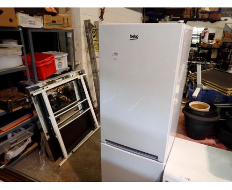 Beko fridge freezer, H: 181 cm. All electrical items in this lot have been PAT tested for safety and have passed. This does n