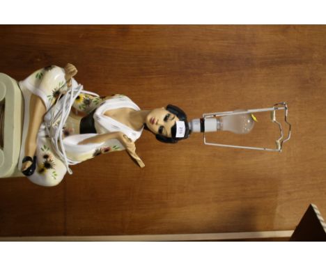 A TRETCHIKOFF STYLE FIGURATIVE LAMP