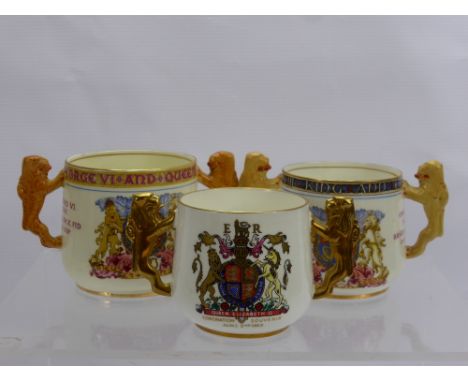 A Quantity of Commemorative Porcelain, including Paragon, King George VI and Queen Elizabeth mugs, King Edward VIII, Queen El