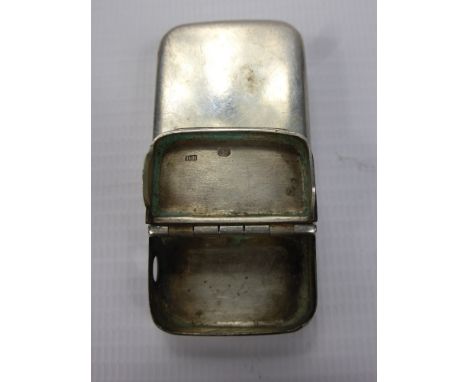 A Victorian Solid Silver Vesta/Snuff Box, London hallmark dd 1850, mm B.V., approx wt 300 gms