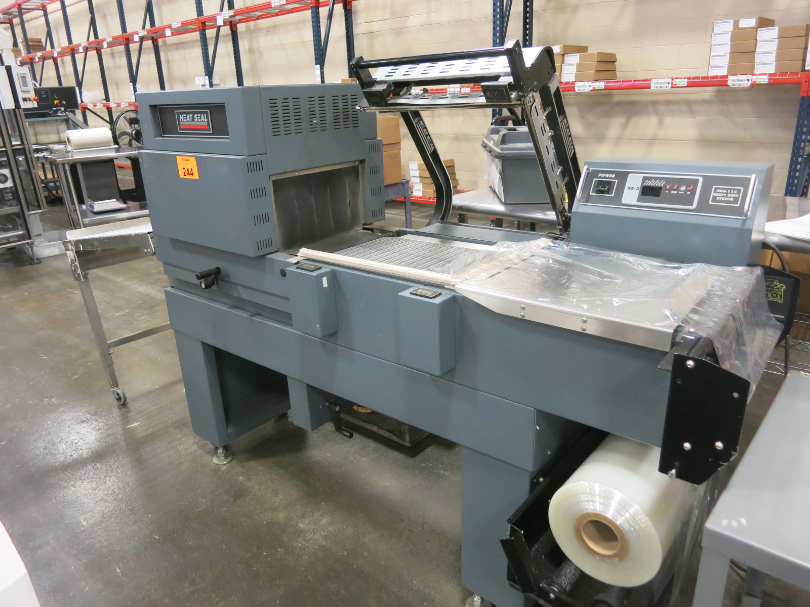 Heat Seal Lbar sealer, model HDS115T, s/n OKA18916, 20" seal, 15" x 9