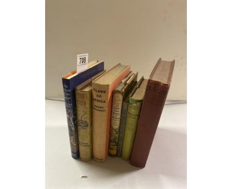 7 Books on Big Cats &amp; Hunting including The World Of The Jaguar By Perry, Big Cats By Brentano &amp; The Man 