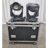 2x Clay Paky Alpha Wash TH 575 lights with flight case - L 1080 x W 870 x H 890mm(missing brackets)