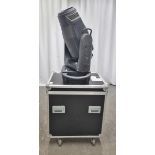 Martin Mac III Profile 1800W high output moving light with flight case on wheels - L 800 x W 600