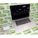 Apple MacBook Pro A1398 with PSU - 15 inch, Intel Core i7 Quad Core 2.5 GHz