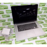 Apple MacBook Pro A1398 with PSU - 15 inch, Intel Core i7 Quad Core 2.5 GHz