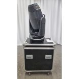 Martin Mac III Profile 1800W high output moving light with flight case on wheels - L 800 x W 600