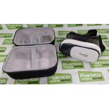 HooToo virtual reality headset in case