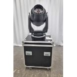Martin Mac III Profile 1800W high output moving light with flight case on wheels - L 800 x W 600