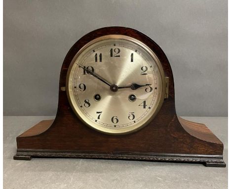 A Napoleon Hat mantle clock