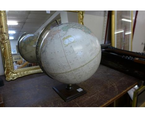 A terrestrial globe