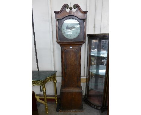 A George III 30-hour oak longcase clock