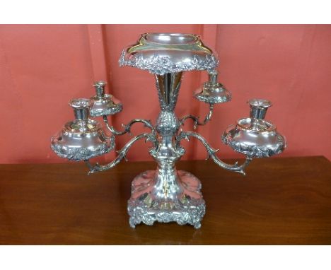 A Sheffield plate epergne