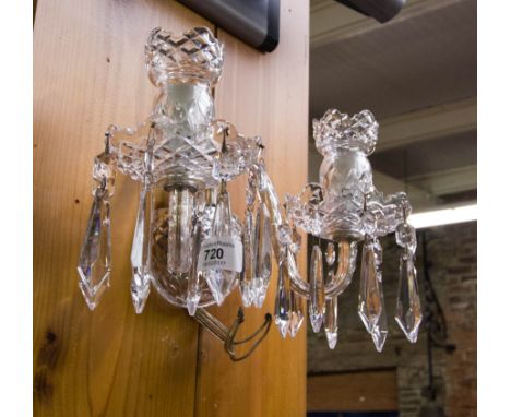 WATERFORD A2 2 BRANCH WALL LIGHT + PARTS
