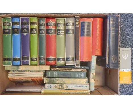 Folio SocietyAnthony Trollope, 8 vols, all in their slip jacketsThomas Berwick in slip casesPenguin boxed set of "Somerset Ma