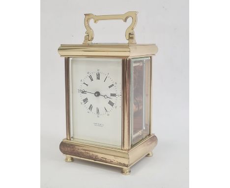 Martin &amp; Co of Cheltenham carriage clock&nbsp;with Roman numerals&nbsp;Condition Reportescape movement is fine but wheel 