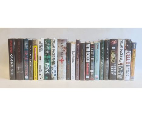 Crime - various signed and unsigned first editions to include:-Mark, David"Original Skin", Quercus 2013, signed and dated 10/