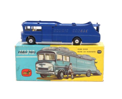 Corgi: A boxed Corgi Toys Major, Ecurie Ecosse Racing Car Transporter, Reference No. 1126. Original box, edge wear but very g