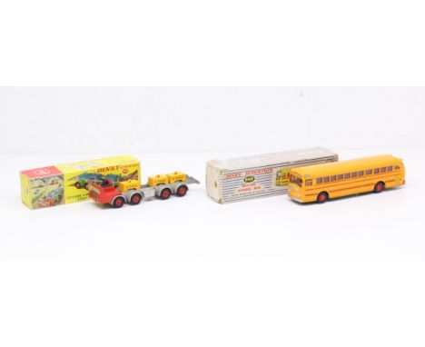 Dinky: A boxed Dinky Supertoys, Leyland 8-Wheeled Chassis, Reference No. 936. Together with a boxed Dinky Supertoys, Wayne Sc