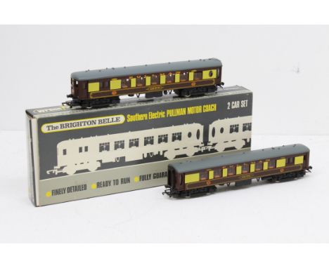 Wrenn: A boxed Tri-ang Wrenn, OO Gauge model railway, Brighton Belle Southern Electric Motor Coach 2 Car Set, comprising one 