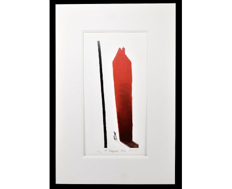 MACKENZIE THORPE (born 1956); limited edition colour print, 'A Telegraph Pole', signed, titled and numbered 840/850, unframed