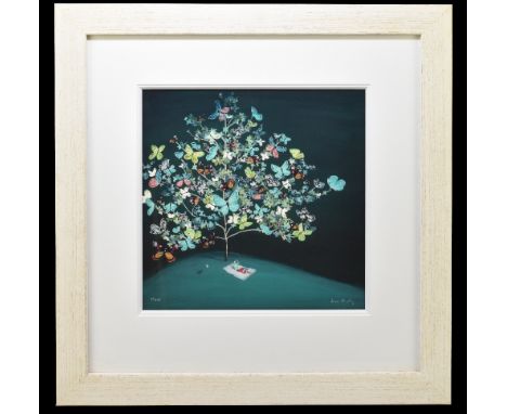 JENNI MURPHY; limited edition colour print, 'Our Favourite Spot', signed and numbered 37/195, with label verso, 30 x 29.5cm, 
