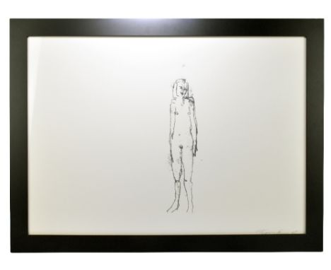 TRACEY EMIN; a signed print, 'When I think about sex', signed and dated '05 from the edition of 1000 published by the White C