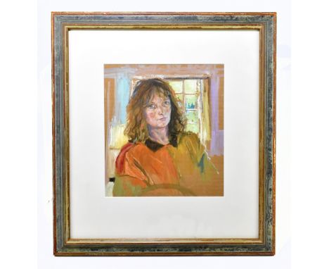 SHEILA WOOD; pastel, self portrait, unsigned, 26.5 x 23.5cm, framed and glazed. (D)Additional InformationThis lot qualifies f