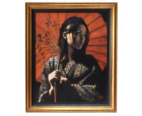 FABIAN PEREZ (Argentinian, born 1967); limited edition artist proof print, 'Michiko II', signed, 18/35, 102 x 80cm, framed.Ad