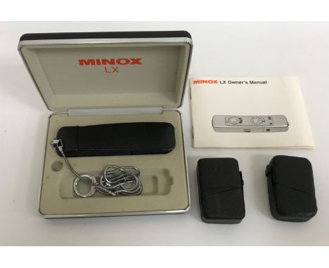 A Minox LX "Spy" camera