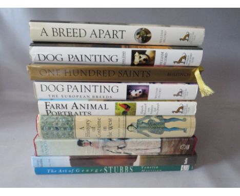 A COLLECTION OF ANIMAL ARTIST AND COSTUME / FASHION ILLUSTRATED REFERENCE BOOKS, to include Dog Painting - The European Breed