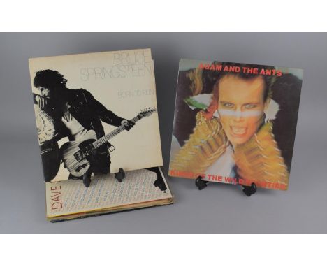 A Collection of 8 12" Records To Include Adam and the Ants 'Kings Of The Wild Frontier', Santana 'Moonflower', Cliff Richard 