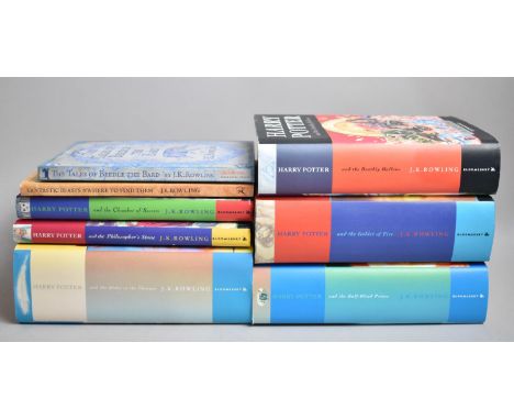 A Collection of Various JK Rowling Novels to include Harry Potter Series, Some First Editions 
