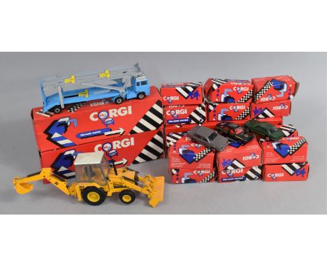 A Collection of Various Corgi Diecast Cars and Vehicles 