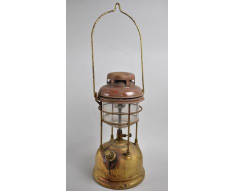 A Vintage Hurricane Lamp by Tilley 